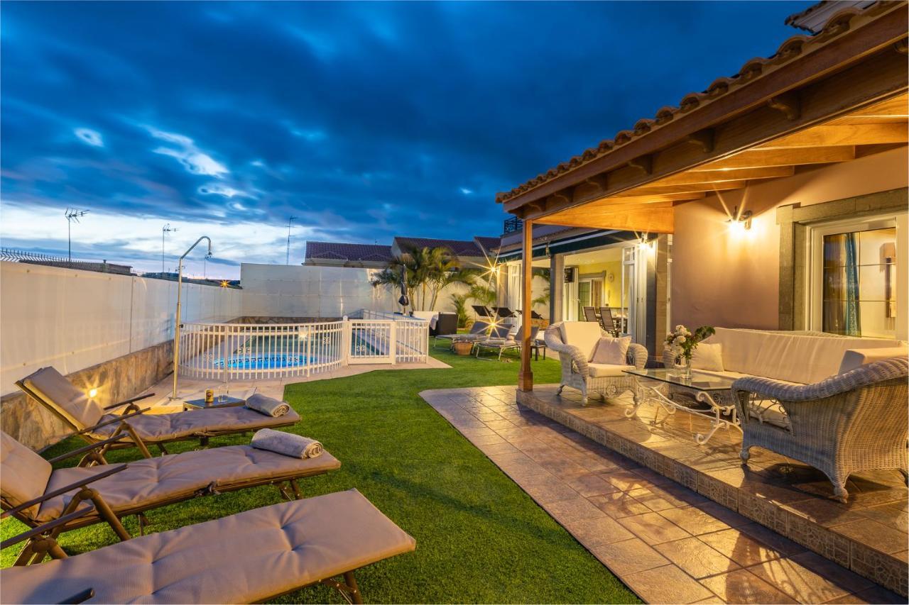 מספאלומס Villa Dalara Maspalomas, Private Pool And Jacuzzi מראה חיצוני תמונה