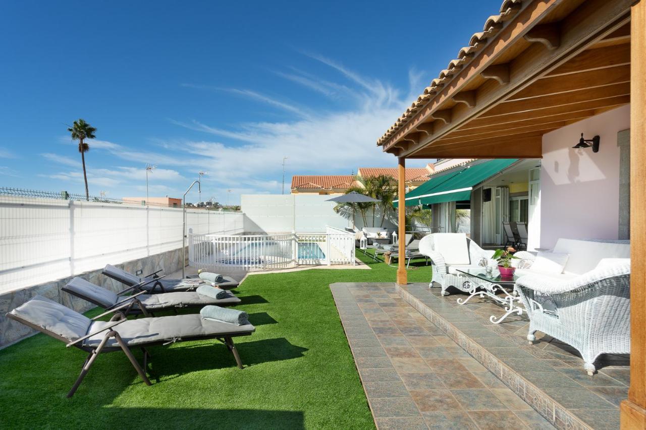 מספאלומס Villa Dalara Maspalomas, Private Pool And Jacuzzi מראה חיצוני תמונה